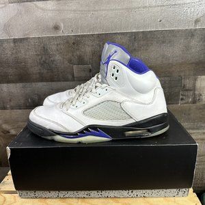 Nike Air Jordan‎ 5 Retro Concord White Purple DD0587-141 Men’s Size 12